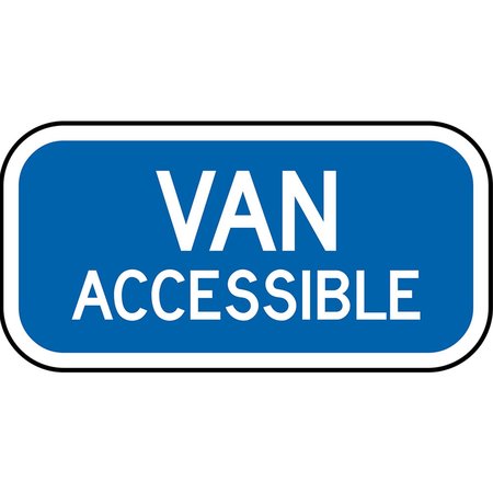 HY-KO Van Accessible Sign 6" x 12" A11507
